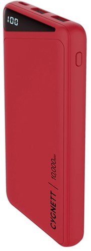 Cygnett ChargeUp Boost 2 10K Power Bank - Red