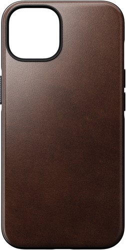 Nomad Modern Horween Leather Case - iPhone 14 - Rustic Brown