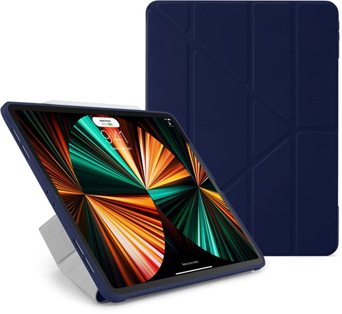 Pipetto iPad Pro 12.9 (2022/2021/2020/2018) Origami No1 Original - Dark Blue