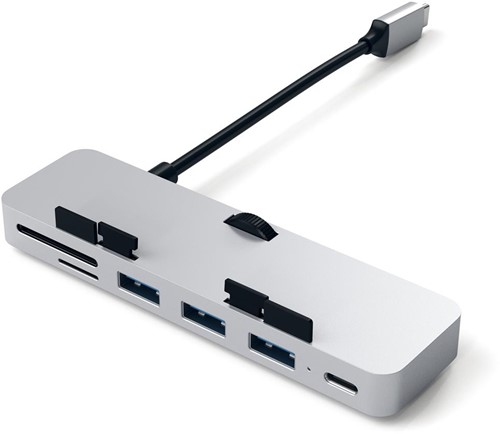 Satechi Aluminum USB-C Clamp Hub Pro - Silver