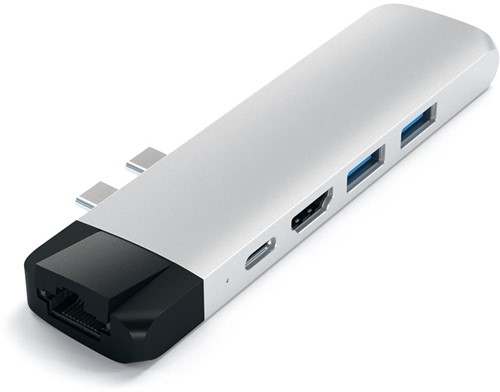 Satechi USB-C Pro Hub Ethernet & 4K HDMI - Silver